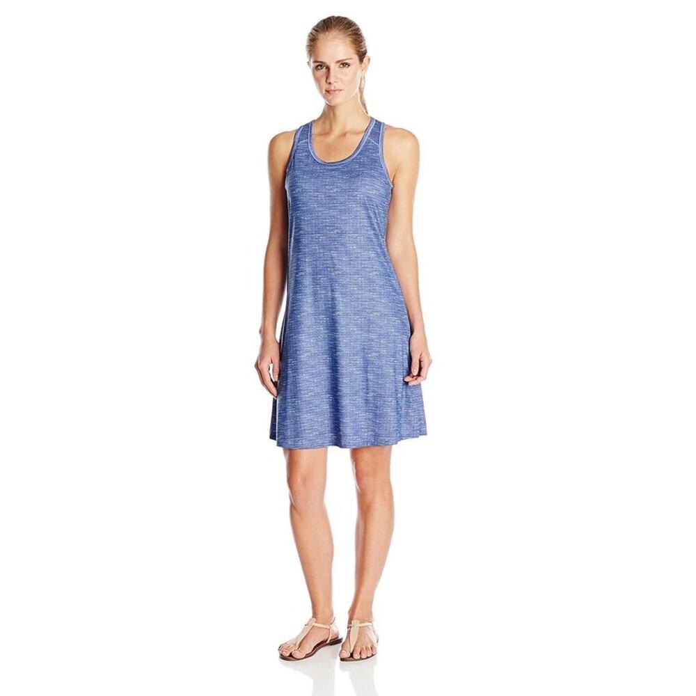 Columbia Blue Space-Dye Racerback Mini Dress Medium